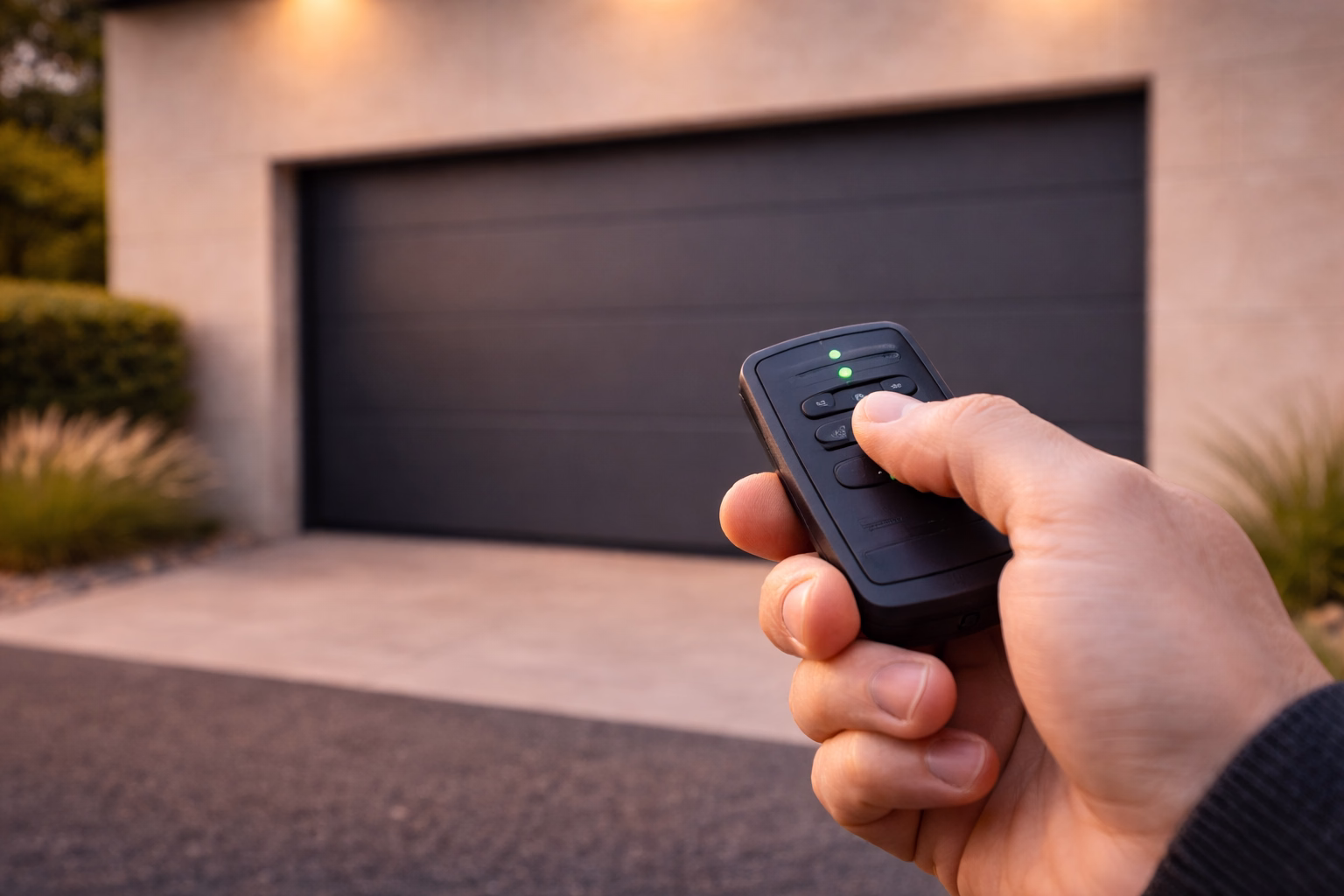 Handsender eines Tiefgaragentors